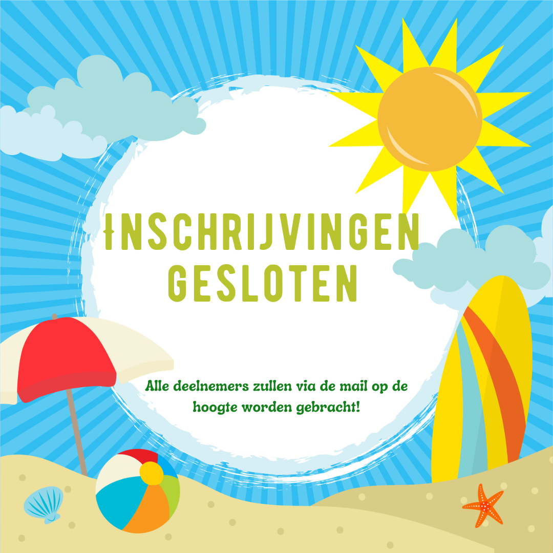 Inschrijving gesloten